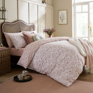 Laura Ashley Shepherds Purse Blush Pink Duvet Cover Set